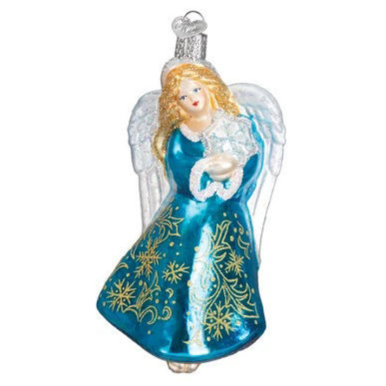 Glistening Snowflake Angel Ornament by Old World Christmas
