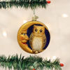 Owl In Moon Ornament by Old World Christmas
