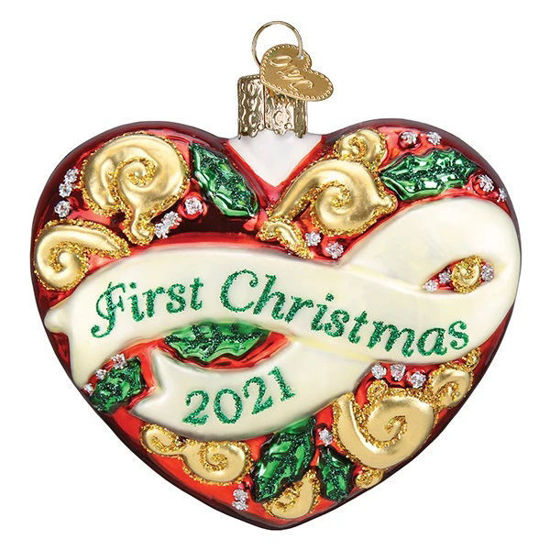 2021 First Christmas Heart Ornament by Old World Christmas