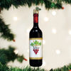 Red Wine Bottle Ornament by Old World Christmas