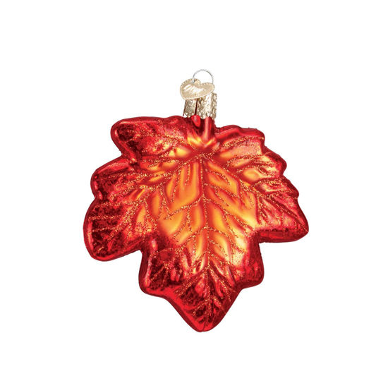 Red Maple Leaf Ornament by Old World Christmas