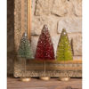 Jewel-Tide Long Stem Bottle Brush Tree Set by Bethany Lowe