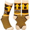 Awesome Dad Socks by Primitives by Kathy
