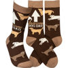 Awesome Dog Dad Socks by Primitives by Kathy