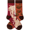 Spaghetti & Meatballs Socks by Primitives by Kathy
