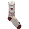 Awesome Wine Drinker Socks by Primitives by Kathy
