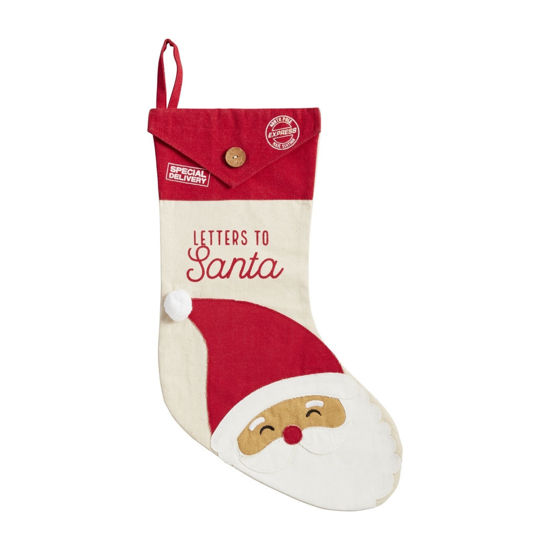 Santa Letters to Santa Stocking by Mudpie