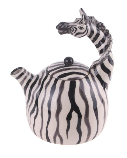 Zebra Teapot by Blue Sky Clayworks