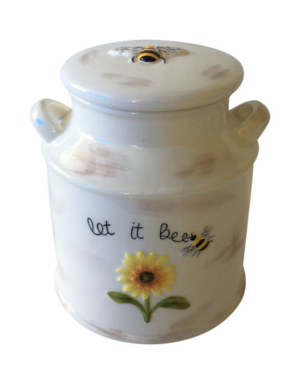 Hello Yellow Cookie Jar by Blue Sky Clayworks