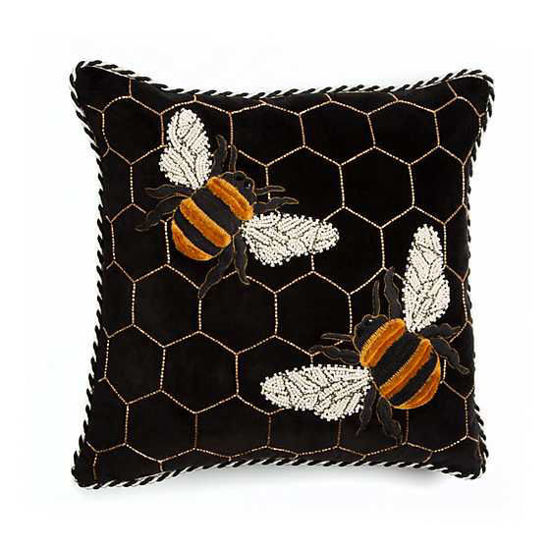 Bumble Bee Pillow by MacKenzie-Childs