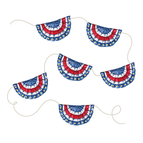 Patriotic Bunting - Set of 6 by Hester & Cook