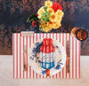 Red Ribbon Stripe Placemat by Hester & Cook
