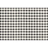 Black Painted Check Placemat by Hester & Cook