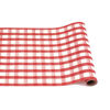 Red Painted Check Runner by Hester & Cook