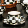 Courtly Check Enamel Teacup by MacKenzie-Childs