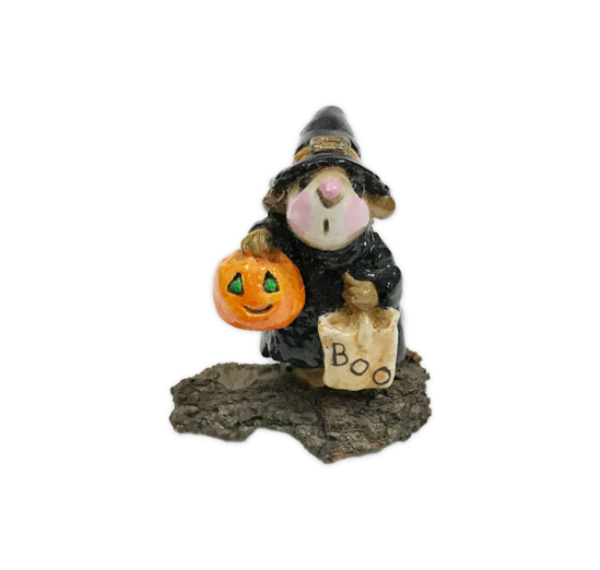 Witch Mouse M-044 (Bark base A) by Wee Forest Folk®