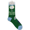 Awesome Golfer Socks by Primitives by Kathy