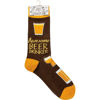 Awesome Beer Drinker Socks by Primitives by Kathy
