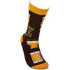 Awesome Beer Drinker Socks by Primitives by Kathy
