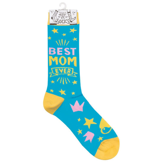 Best Mom Ever Socks by Primitives by Kathy
