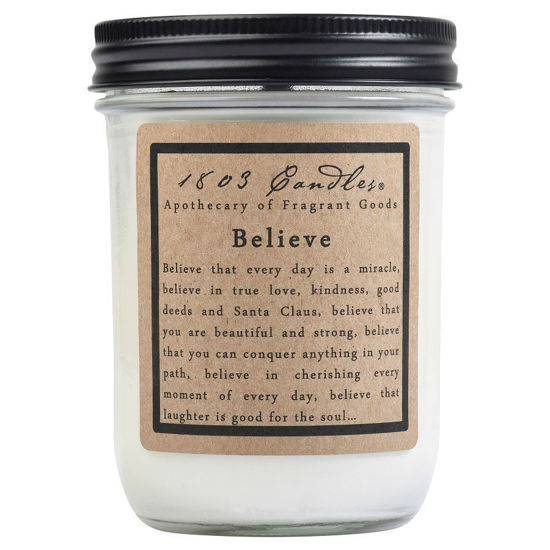 Believe Jar by 1803 Candles