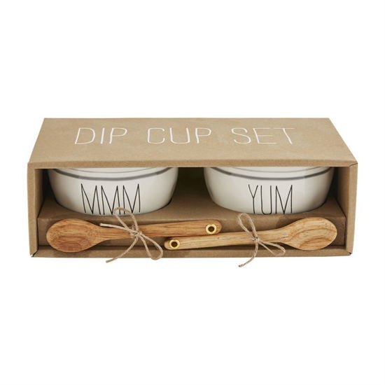 Bistro Yummmm Dip Cup Set by Mudpie
