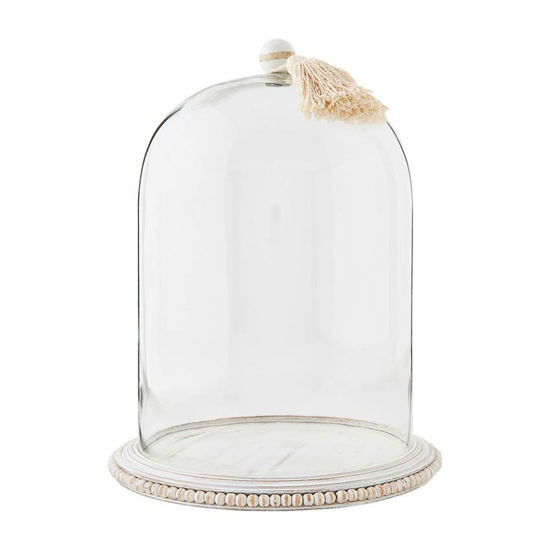 Set of 2 Cloches with Beaded Base by MudPie