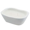 White Bowl Candle by Mudpie