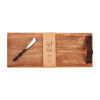 Leather Handle Rectangle Wood Board by Mudpie