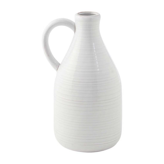 Large Milk Jug Vase by Mudpie