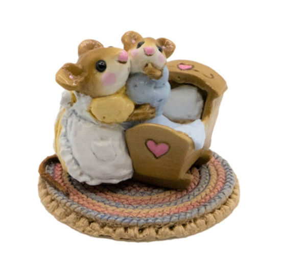 Beddy-Bye Mousey M-069 (Yellow) by Wee Forest Folk®