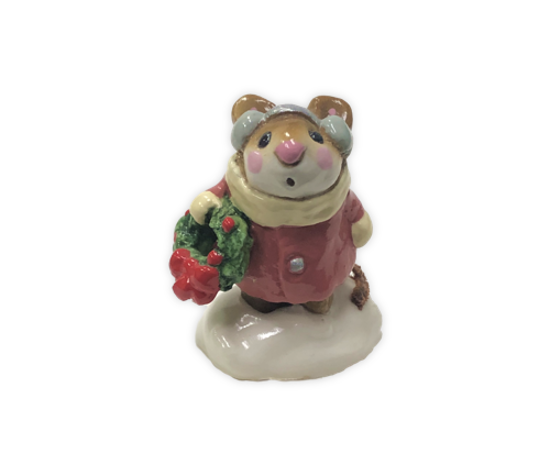 Holly Mouse M-087 (Mauve) By Wee Forest Folk®