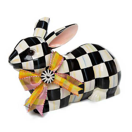 Courtly Check Resting Bunny by MacKenzie-Childs