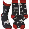 I'm Not Single I Have A Dog Socks by Primitives by Kathy