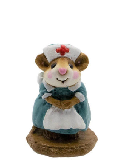 Mousey Nurse M-095 (Teal) by Wee Forest Folk®
