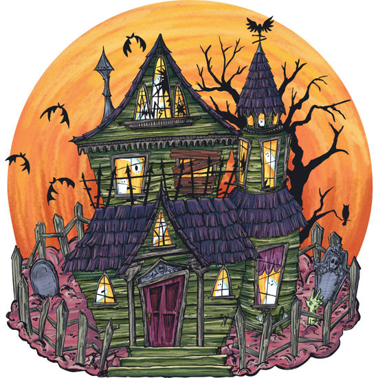 Die Cut Haunted House Placemat by Hester & Cook