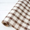 Brown Classic Stripe Runner by Hester & Cook
