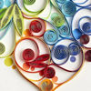 Rainbow Heart Quilling Card by Niquea.D