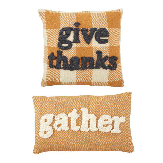 Gather Tufted Pillows (Assorted) by Mudpie