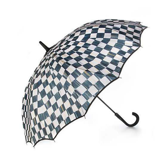 Courtly Check Seamless Umbrella by MacKenzie-Childs