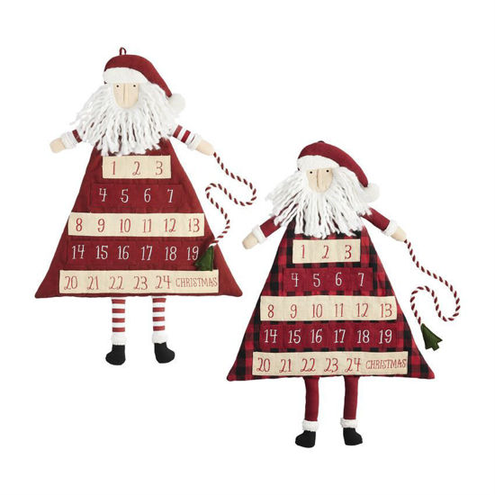 Santa Advent Calendars (Assorted) by Mudpie