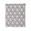 Snowman Cotton Knit Throw by Creative Co-op