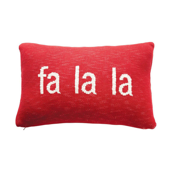 Fa La La Lumbar Pillow by Creative Co-op