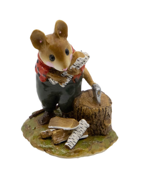 Woody Woodmouse M-243 (Black/Orange Special) by Wee Forest Folk®