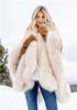 Fur Trimmed Shawl Champagne Fox by Donna Salyers Fabulous Furs