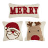 Mini Christmas Canvas Pillow by Mudpie