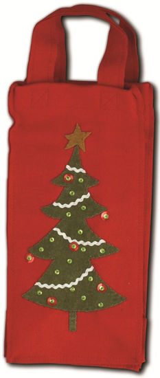 Retro Tree Red Wine Bag by Bethany Lowe