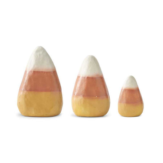 Candy Corn Pieces, Set of 3 by K & K Interiors