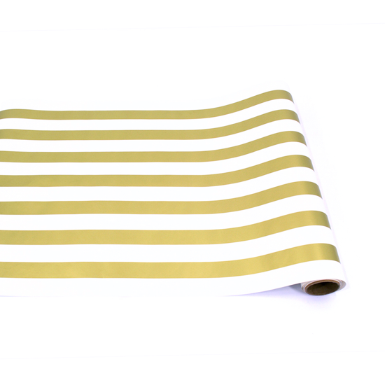 Gold Classic Stripe Runner by Hester & Cook