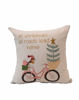 Christmas Embroidered Pillow by Creative Co-op
